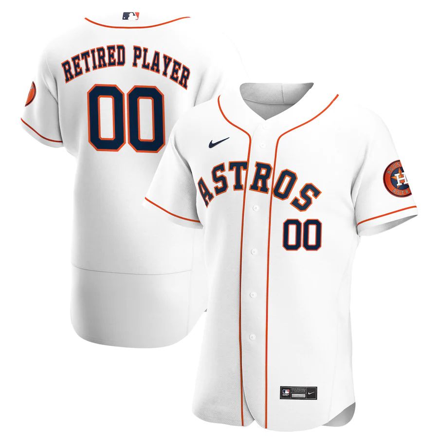 Mens Houston Astros Nike White Home Pick-A-Player Retired Roster Authentic MLB Jerseys